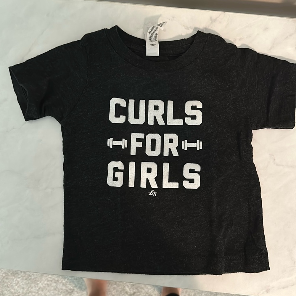 Curls for girls tee shirt